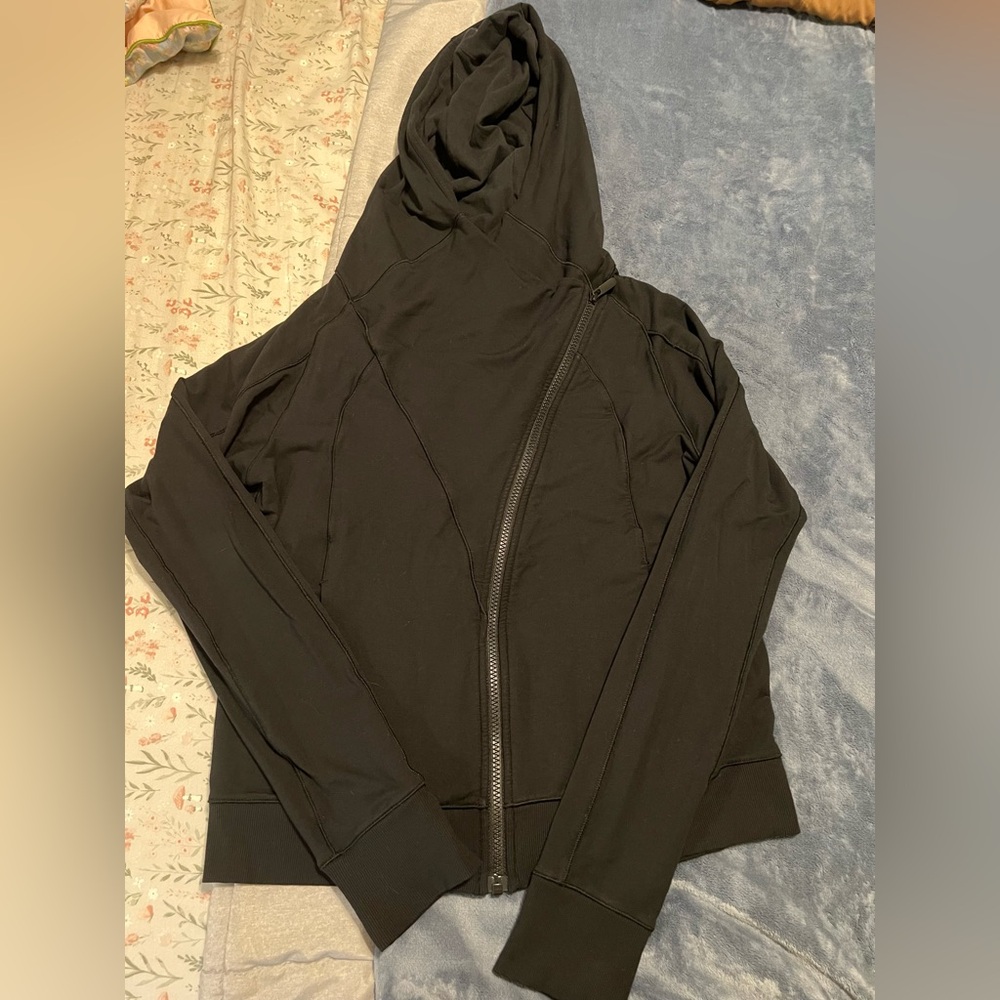 lululemon athletica Black Coast Zip Hoodie Jacket